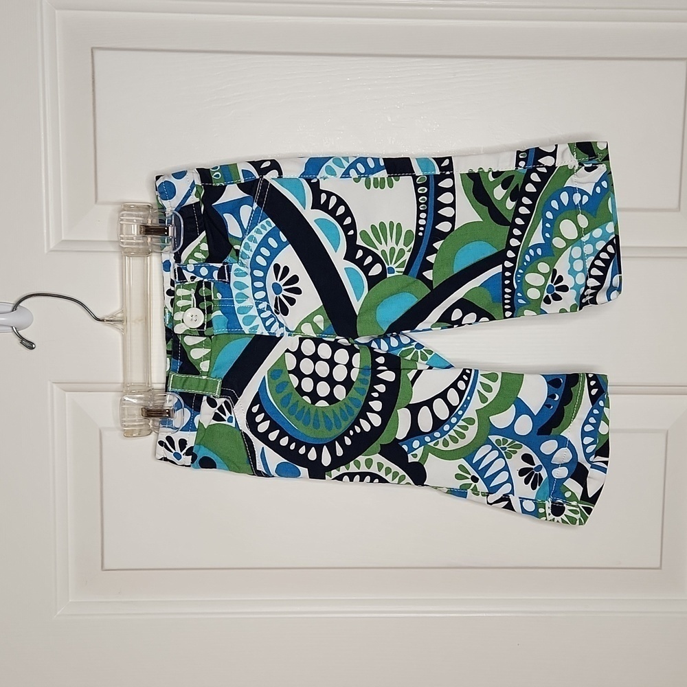 Gap Girls Paisley Print Capri Pants Size 5 Slim